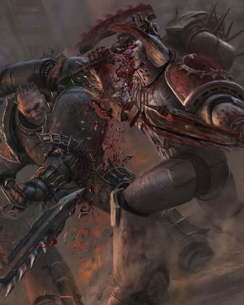 Black Shield Vs World Eater by Alex Cristi