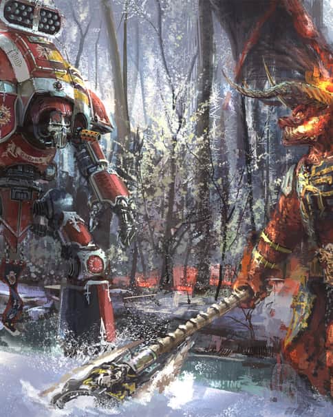 Knight vs Bloodthirster by Ahn Hyoungsup 