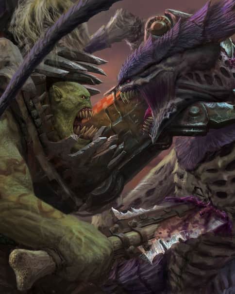 Ork Vs Tyranid by Alex Cristi