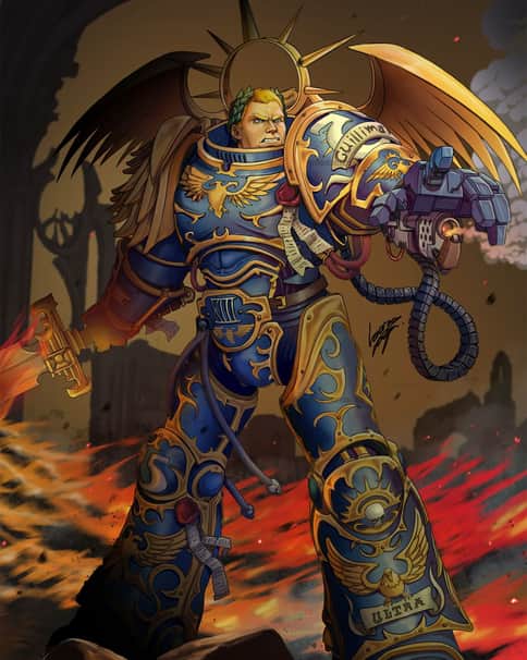 Roboute Guilliman by Laura Vazquez 