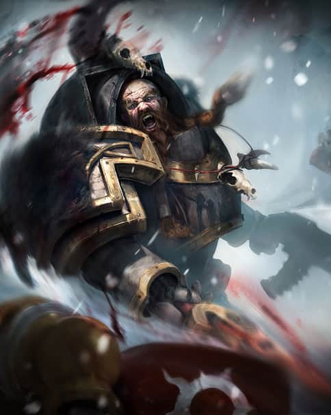 Space Wolf Praetor Cataphractii by Daniel Batista 