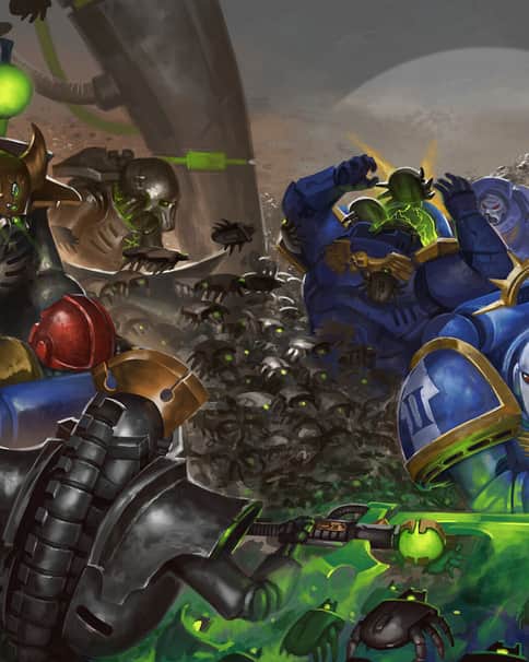 Ultramarines vs Necrons by Gij Arentz 