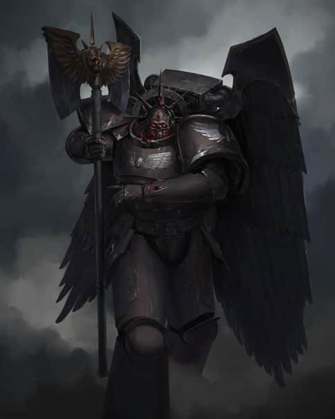 Blood Angel Chaplain by Mykyta Vasilchuk 