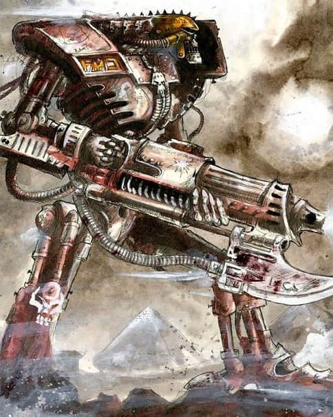 Necron Warrior by John Blanche