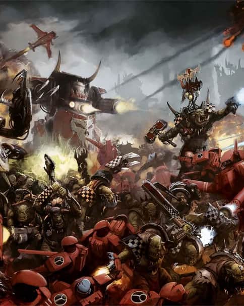 Orks vs T’au by Alex Boyd