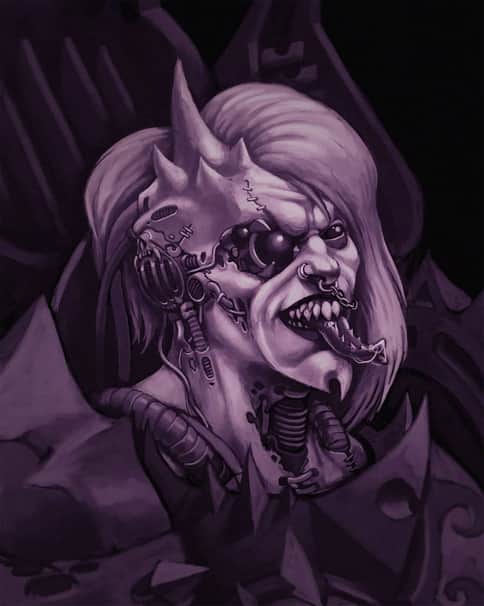 Slaanesh Champion by Alexander Moroz 