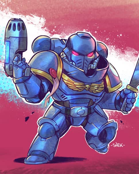 Space Marine by Stefano Spagnuolo 
