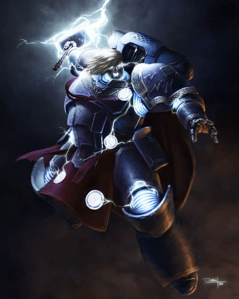 Thor Space Marine by Daniel Rosa Tauroni 