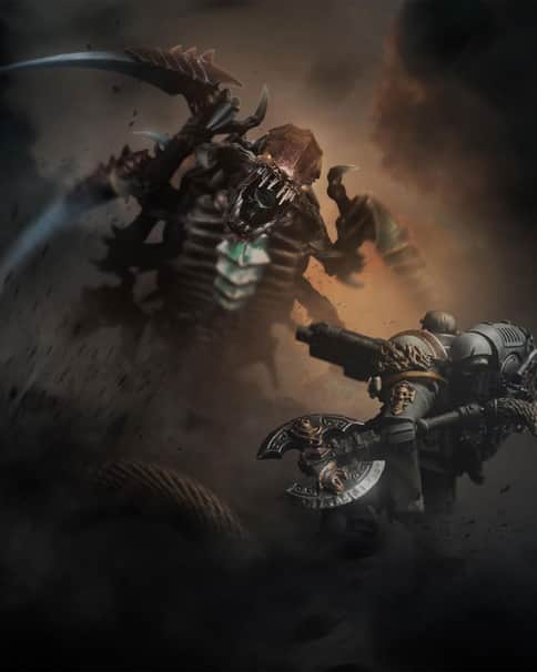 Wolf Guard vs Trygon by Forgotten Wulf