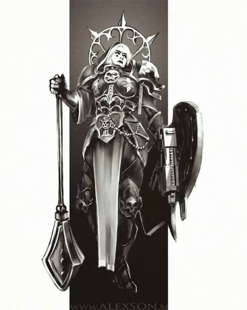 Adepta Sororitas by Alexander Forssberg 