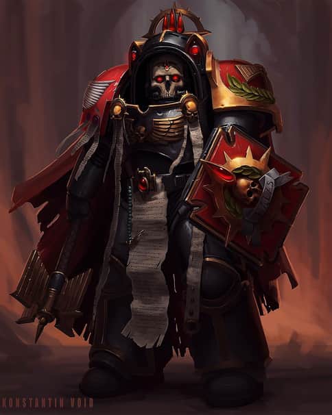 Blood Angels Chaplain by Konstantin Void 