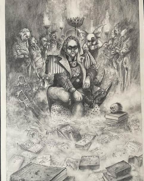 Gerontius Helmawr by John Blanche