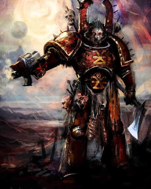 Khorne Space Marine by Piotr Chrzanowski