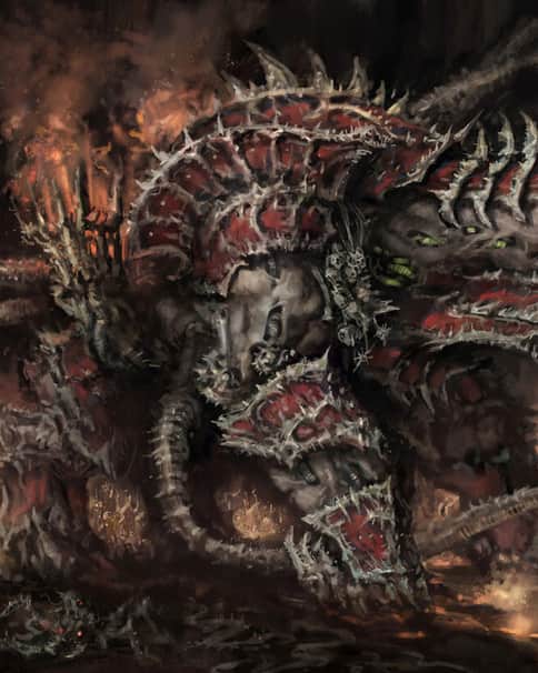 Maulerfiend and Dark Mechanicum by Dmitry Brushray 