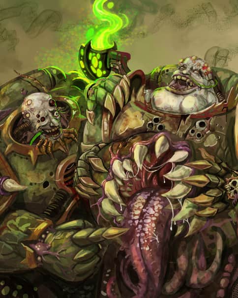 Plague Space Marines by Andrey Kovalev 