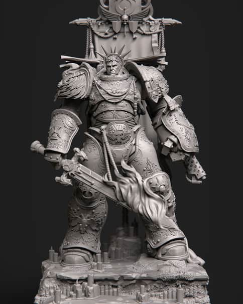 Roboute Guilliman by Alexei Konev 