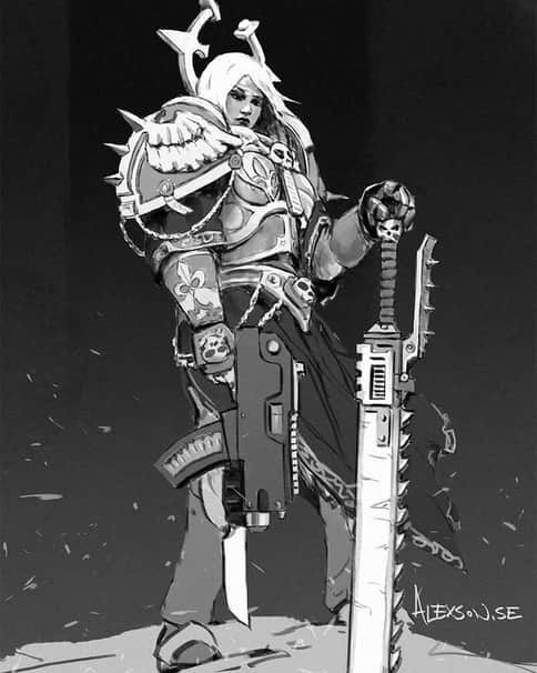 Sister of Battle by Alexander Forssberg 