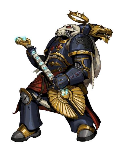 Space Marine Guitarist by Matías Pascual 
