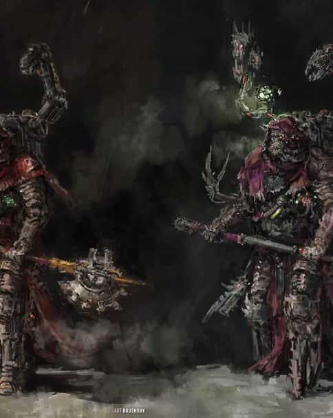Tech-Priest Enginseer by Dmitry Brushray 