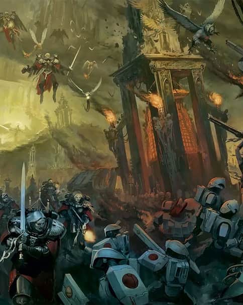 Adeptus Sororitas vs T’au by Phil Moss 