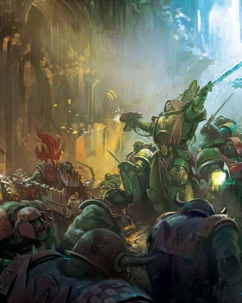 Belial vs Orks by Pedro Nunez 