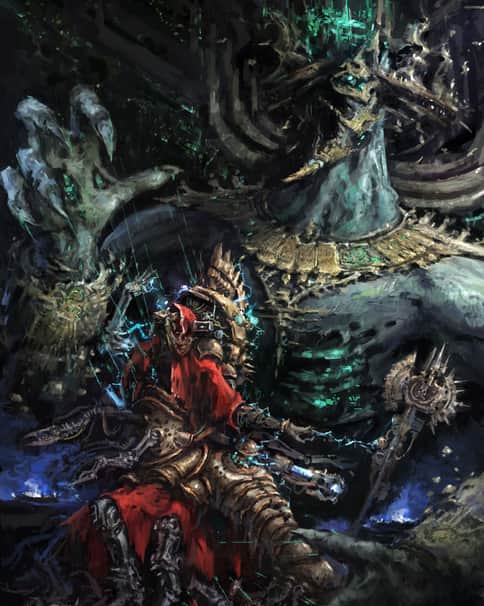 Belisarius Cawl and C’tan Zarhulash by Dmitry Brushray 