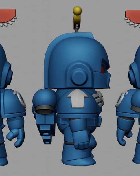Chibi Ultramarine by Nikolay Sautin