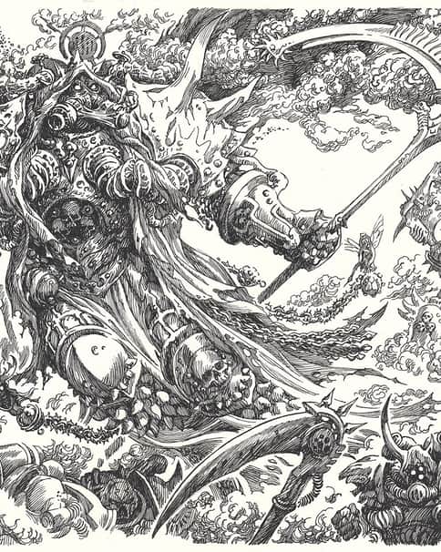 Daemon Primarch Mortarion by Carlos Dearmas Daemon Primarch Mortarion by Carlos Dearmas