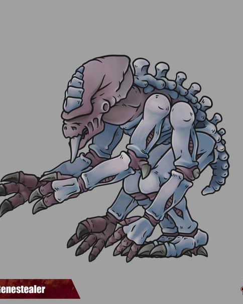 Genestealer by Roland De Tomasi 