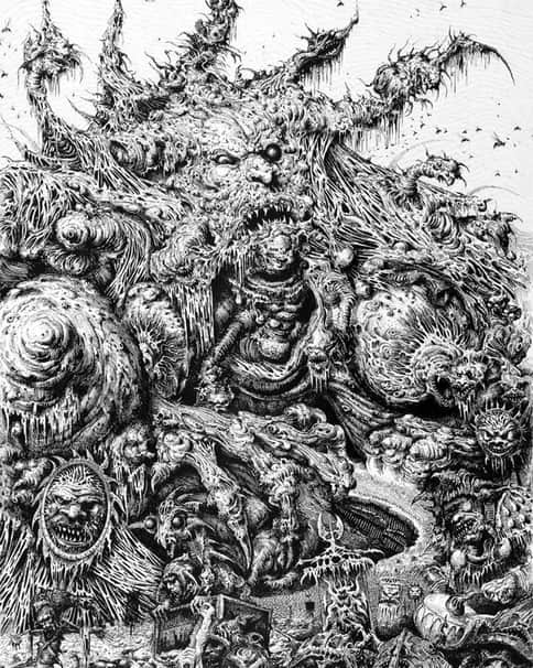 Nurgle Chaos God by Ian Miller 