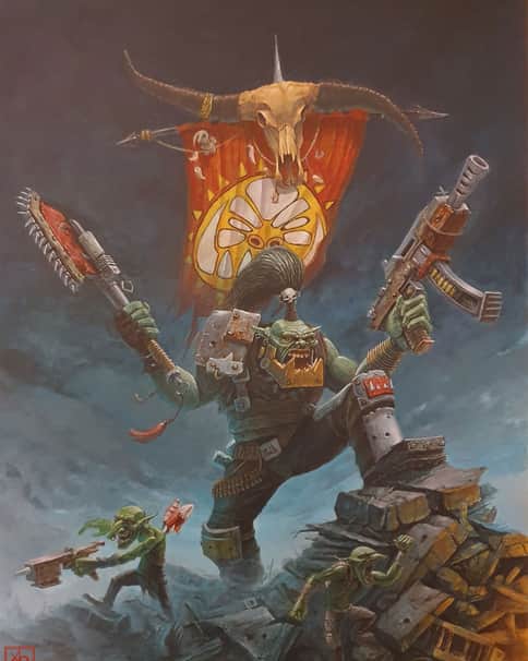 Orks and Gretchin by Auré Rinaudo