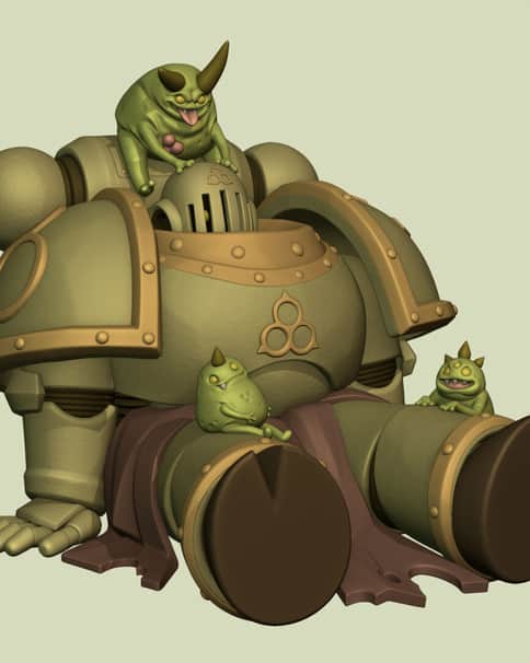 Plague Marine by Nikolay Sautin
