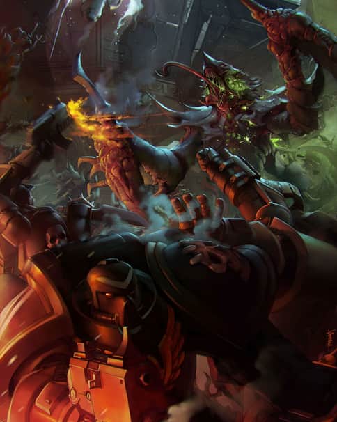 Purging some Tyranids by Sasho Dimitrov Purging some Tyranids by Sasho Dimitrov