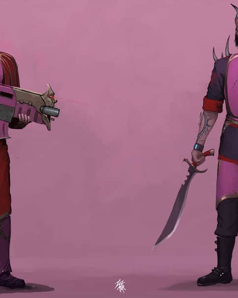 Slaanesh Cultists by Marat Tazhitdinov 
