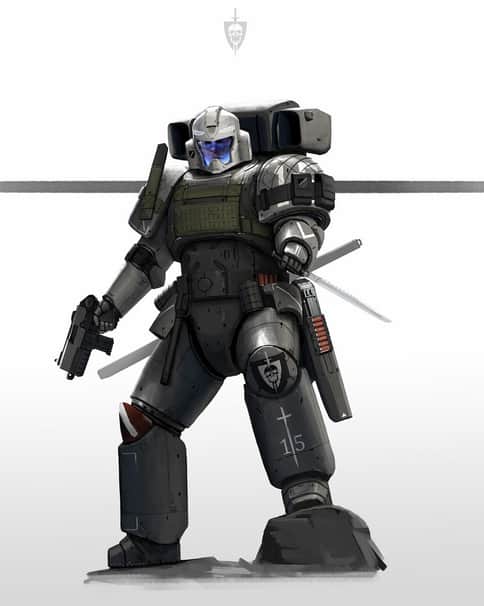 Space Marines by Theo Stylianides 