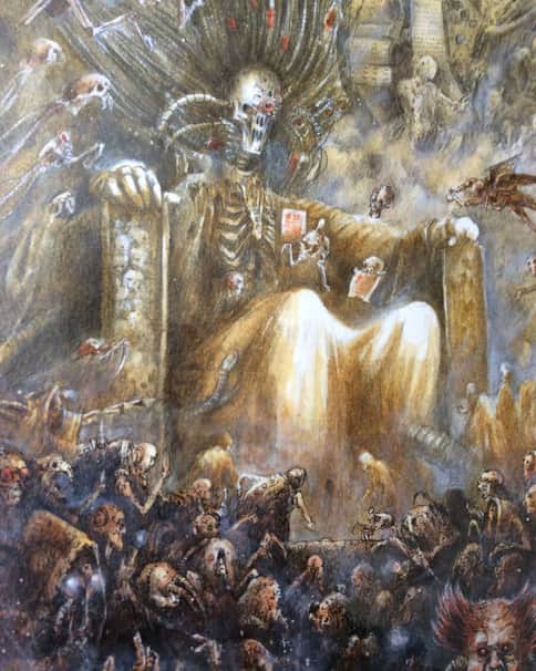 The Emperor of Mankind by John Blanche