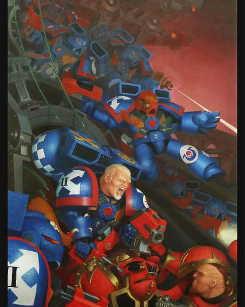Ultramarines vs Chaos Marines by Philip Sibbering Ultramarines vs Chaos Marines by Philip Sibbering