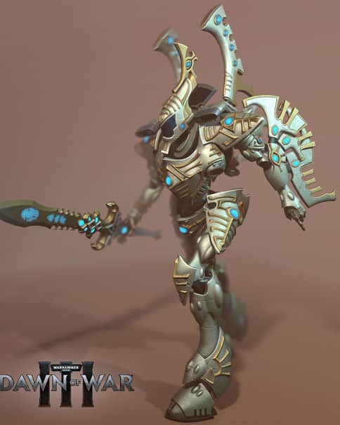 Wraithknight Farseer by Lee Salo