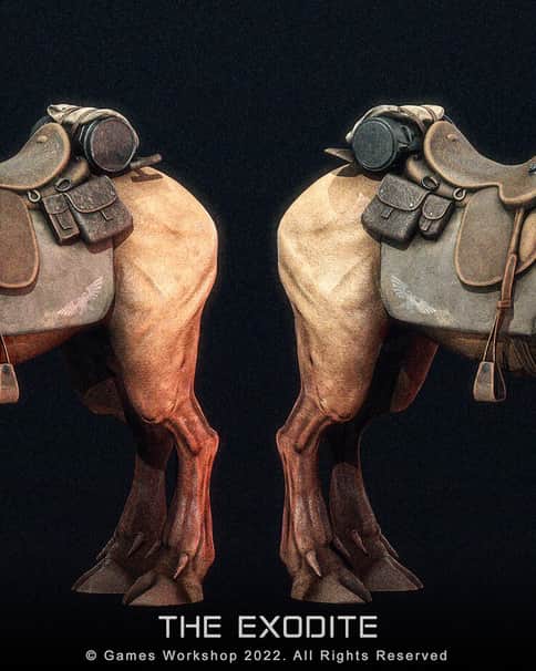 Krieg Horse by Alexandre Cadinot 