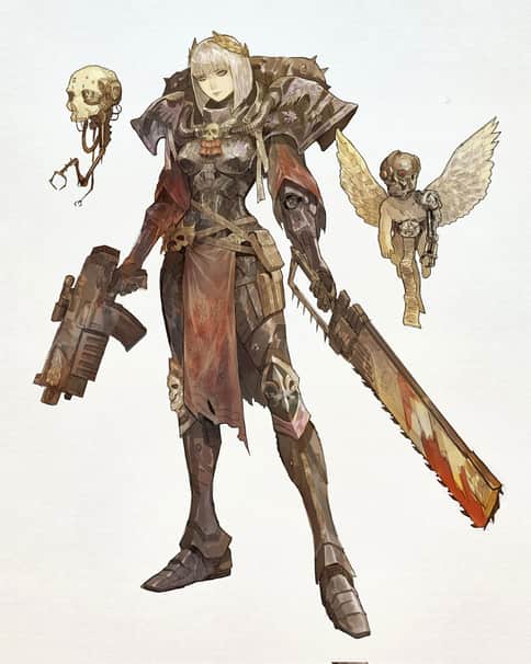 Adepta Sororita by Kiron Fan Adepta Sororita by Kiron Fan