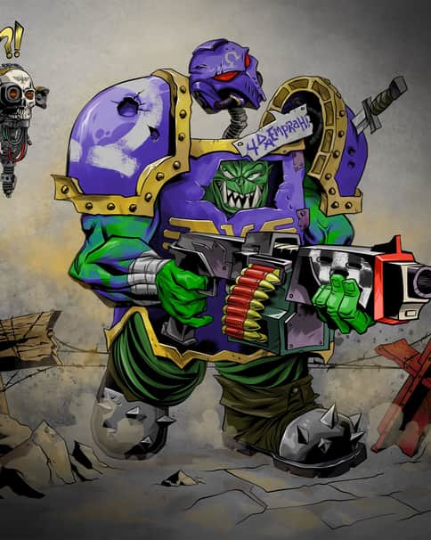 Ork Infiltrator by Seth Banner 