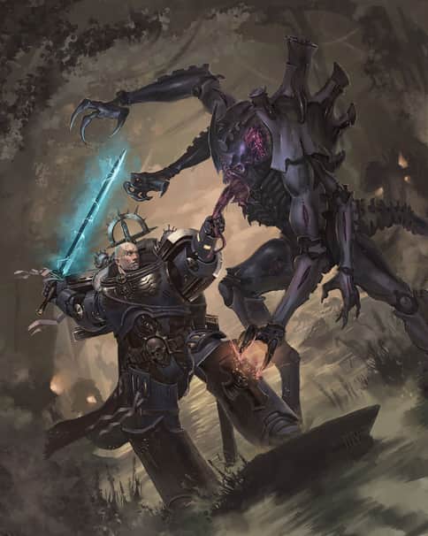 Space Marine vs Tyranid Broodlord by Igor Ivanov Space Marine vs Tyranid Broodlord by Igor Ivanov