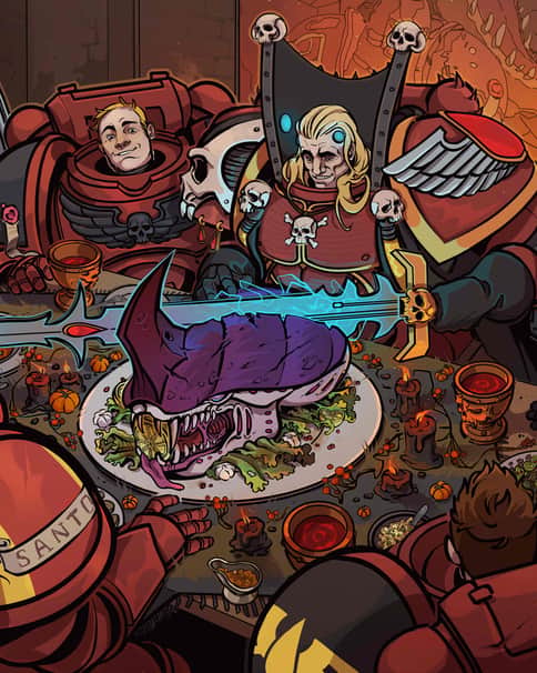 Blood Angels’ Thanksgiving by Alexander Bagryany 