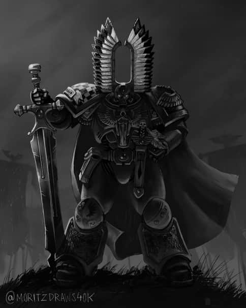 Dark Angels Captain by Moritz Bludau 