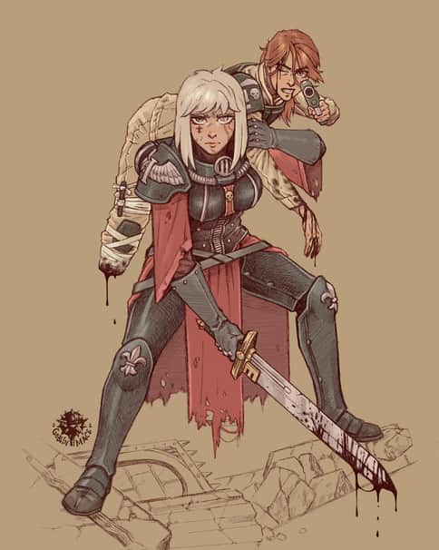 Sisters in Battle by Grant Vera 