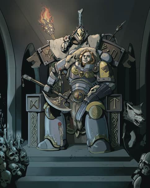 Warhammer Throne by Matías Pascual 