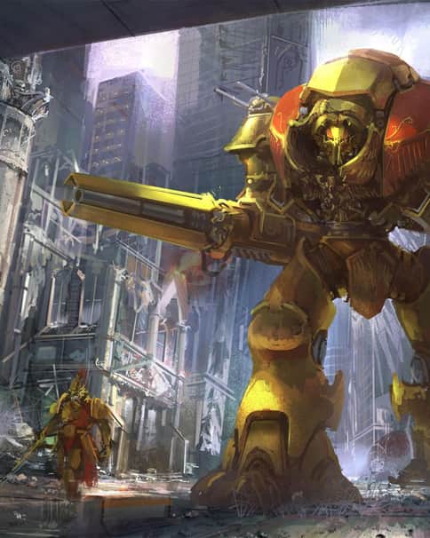 Adeptus Custodes Knight by Ahn Hyoungsup 