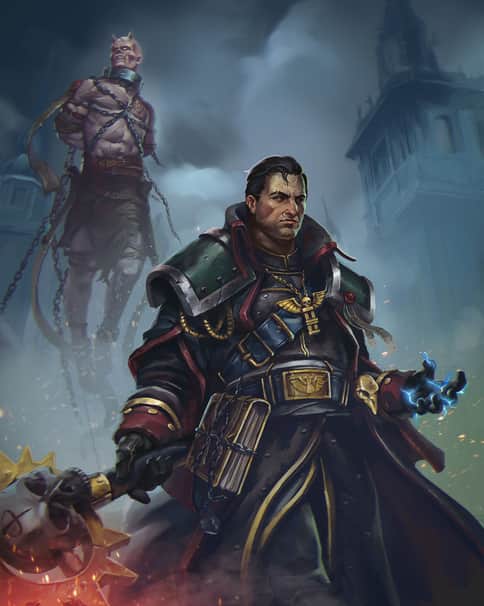 Inquisitor Eisenhorn and Cherubael by Vitaly Perevoshikov 