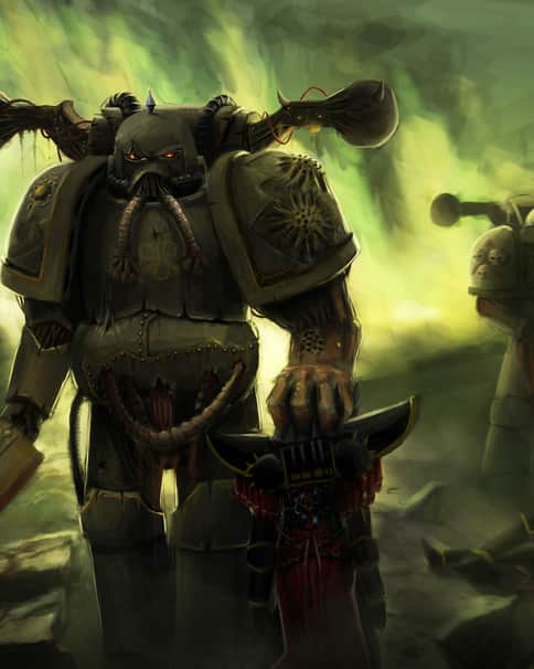 Plague Marines by Andrei Greenchuk 