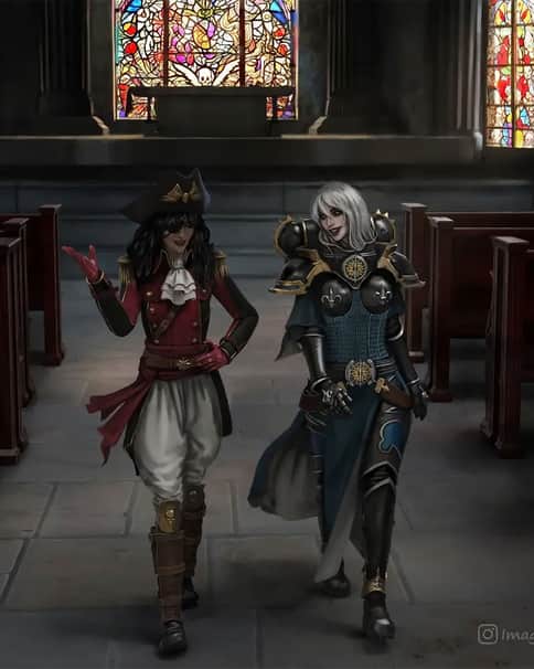 Sister Vella and Rogue Trader by Imagist Iris 